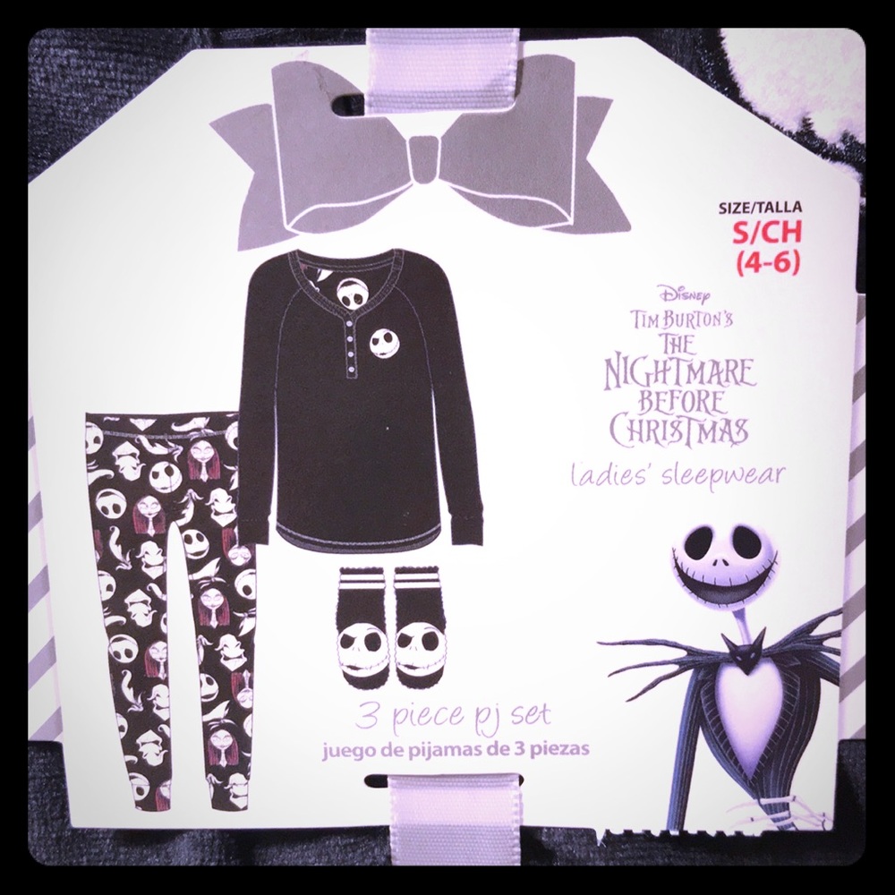 The Nightmare Before Christmas 3-pc ladies PJ set